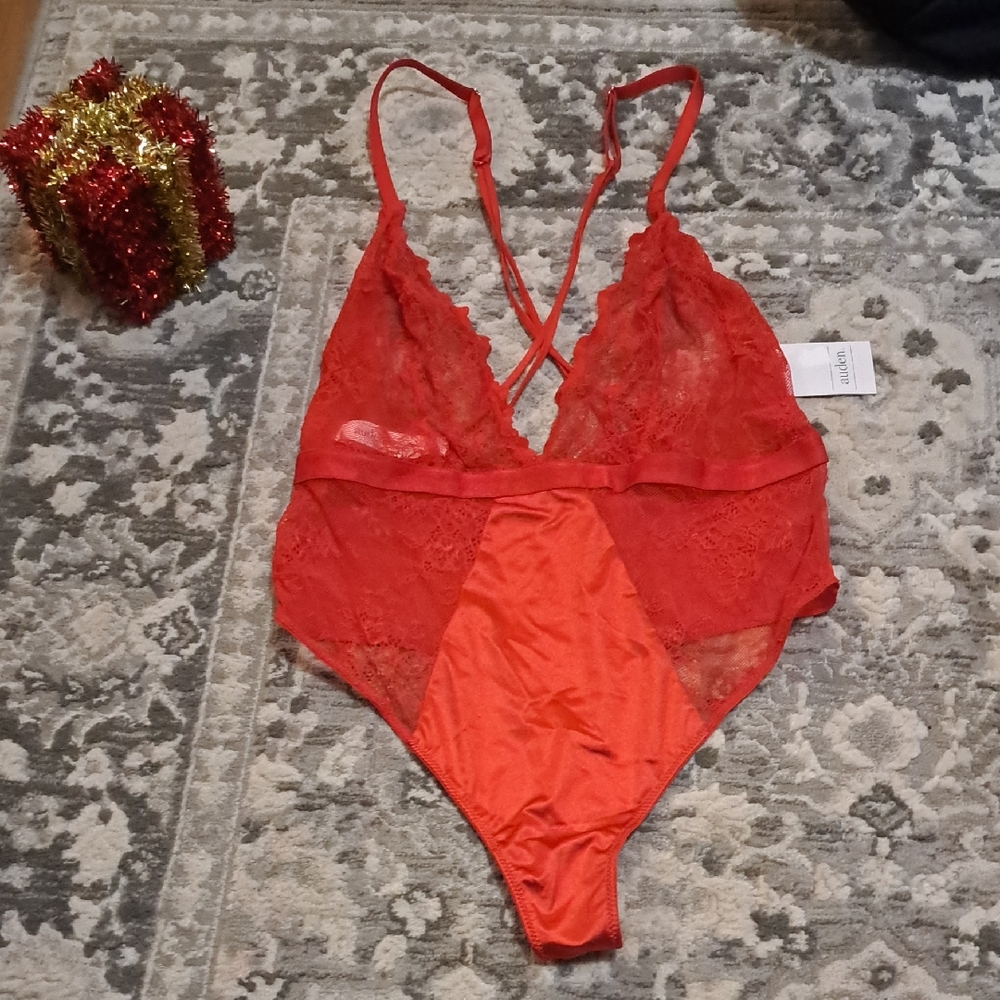 Auden Red Lace Chemise